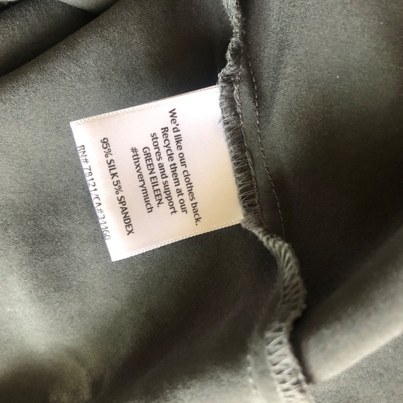 SOLD! Eileen Fisher long sleeve silk button down blouse - Picture 7 of 9